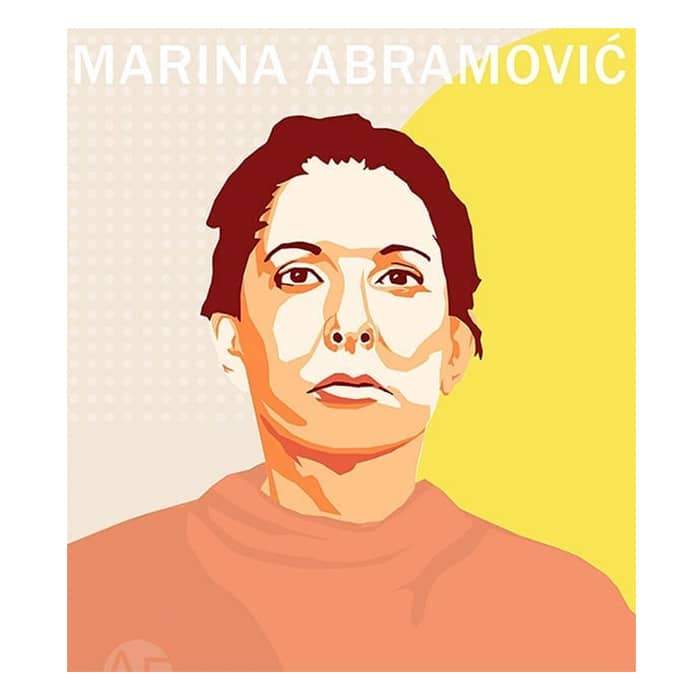 Porträt von Marina Abramovic