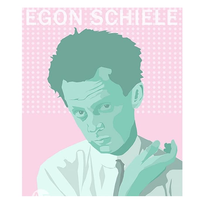 Porträt von Egon Schiele