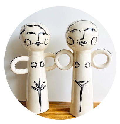 Ceramic family portrait