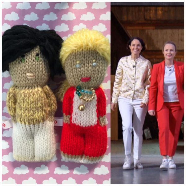 Photos transformées en poupées de laine